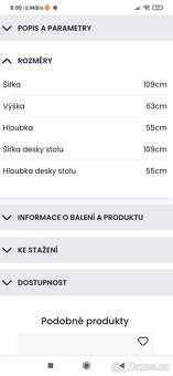 Rostoucí polohovací psací stůl - 3