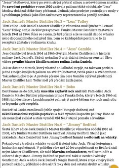 JACK DANIELS MASTER DISTILLER 1,2,4,5,6. - 3