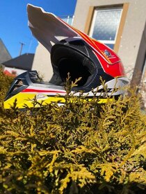 PŘILBA CROSS ZED YL 51/52 cm ČERVENÁ - 3