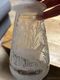 Vázička a sklenice- starožitnost - 3