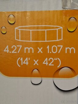 Nadzemní  bazén + příslušenství - 3