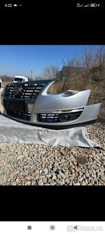Prodám originál predni naraznik passat b6 2005-2010 stribr - 3