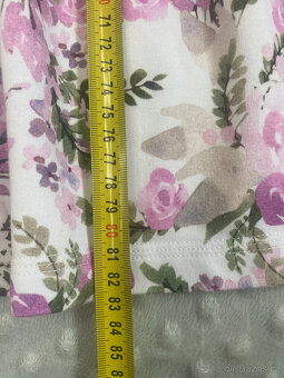 Nové Handmade květované šaty M - 3