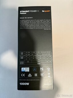 Prodám Be quiet STRAIGHT POWER 11 Platinum 1000W - záruka - 3