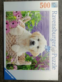 Puzzle Ravensburger 500dílků Pejsek pouze rozbalené - 3