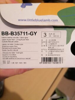 Kompromisní sandálky Little blue lamb,, 20 - 3