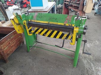 Prodám litinovou ohýbačku na plech xo 1000/2 mm. - 3