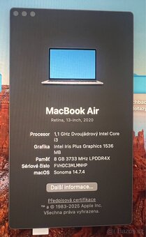 MacBook Air Intel 2020 i3 - 3