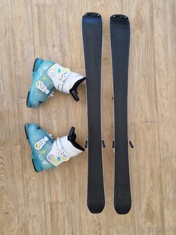 Dětské lyže Rossignol 100 cm a lyžáky Salomon 20 - 3