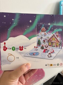 Nový dětský adventní kalendář - Náramek s přívěsky - 3
