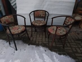 Čalouněná křesla Thonet. - 3
