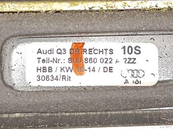 Hagusy chrom 8U0860021A 8U0860022A Audi Q3 8U 2014 - 3