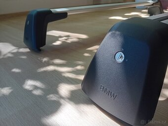 Hagusy, příčníky, střešní nosič. BMW - 3