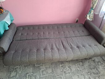 Sedačka Rozkládací+úložný prostor jako nová - 3