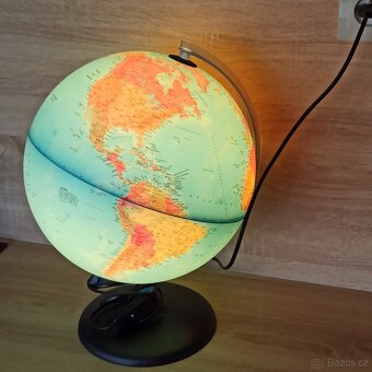 Svítící GLOBUS cca 40cm - 3