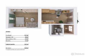 Prodej byty 2+kk, 39 m2 + balkon 1,5 m2 - Praha - Holešovice - 3