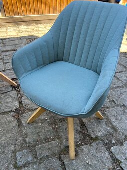 Designová čalouněná židle – skandinávský styl - 3