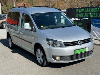 ►VW CADDY MAXI 2,0 TDI 4x4 - 7 MÍST, PARK. SENZORY, TAŽNÉ ◄ - 3