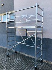 Pojízdné hliníkové lešení. AL 75 z Nástavbou - ZESÍLENÉ - 3