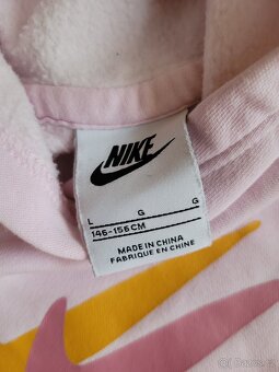 Dívčí růžová mikina zn. Nike, vel. 146-156 - 3
