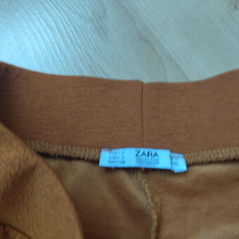 Zara pohodlné parádní široké kalhoty vel S - 3