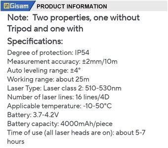 Křížový laser - samonivelacni - 3