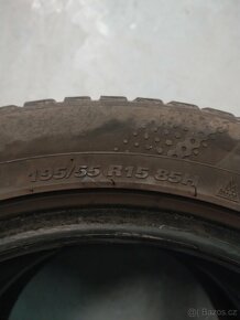2x celoroční pneu Kumho - 195/55 R15. - 3