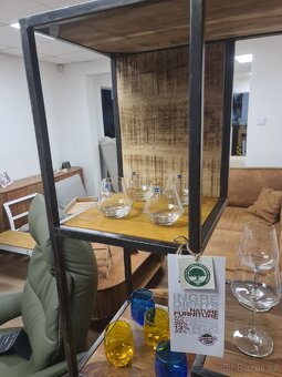 Regál kov-dřevo - 3