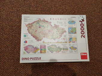 Puzzle DINO 2000 + podložka - 3