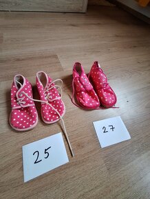 Podzimní boty na holku +barefoot papučky - 3