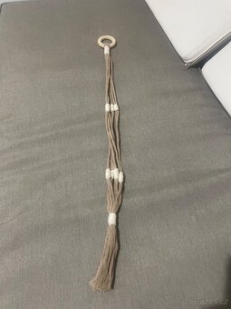Macramé závěsy na květináče a doplňky - 3