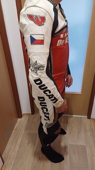 Prodám koženou kombinézu Ducati - 3