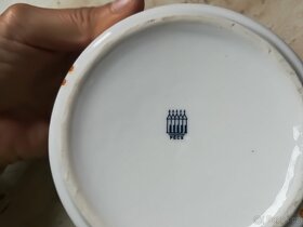 Porcelánový popelník značky ZSOLNAY PÉCS Maďarsko - 3