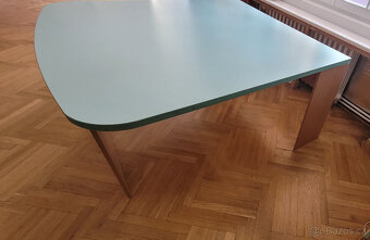 Velký psací stůl z lamina + 2x pojízdné šuplíky pod stůl - 3