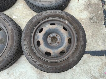 16" zimní komplet 4x108 Citroen Peugeot + 215/55R16 7mm - 3