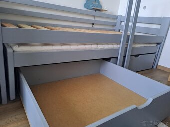 Dřevěná postel Audra 90x200 - 3