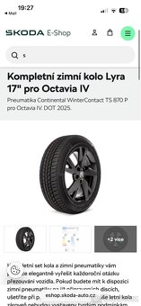 Zimni komplet skoda octavia R17 - 3