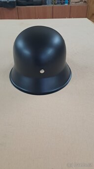 kovová Německa helma replika na chopper - 3