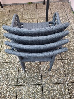 Ratanové židle 4 ks - 3