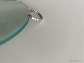 Stříbrný prsten s kameny - 3