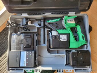 Aku vrtaci kladivo - Hitachi DH36DL 2x 36 V 2,6 Ah - 3