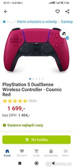 Ovladač PS5 nový - 3