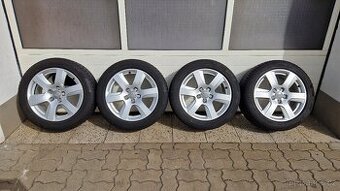 Orig. kola Audi 5x112, celoroční pneu 225/50R17 - 3