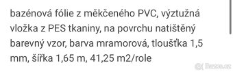Bazénová fólie 15m2 - 3
