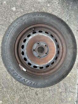 Plechové disky + zimní pneu Dunlop WinterSport 5 – 195/65 R1 - 3