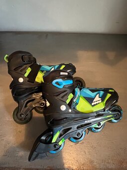 Dětské kolečkové brusle/inline Rollerblade rostoucí - 3
