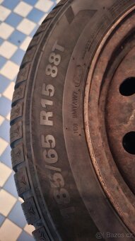 4x nové zimní pneu Kumho 185/65 R15 + disky Renault Scenic - 3