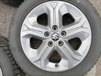 Suzuki Vitara orig alu kola 6,5Jx17H2 ET 50 114,3zimní pneu - 3