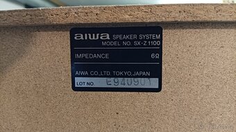 Reprosoustava Aiwa. - 3