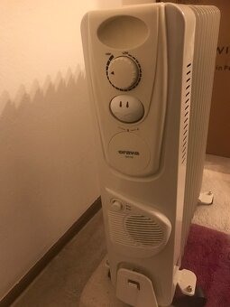 Elektrické topení s kolečky - jako nové, 1000 Kč - 3